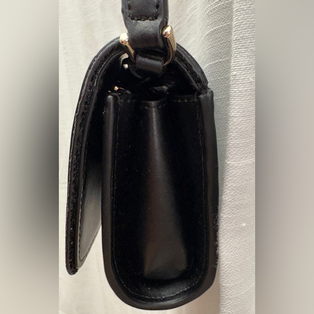 Kate Spade Black Crossbody Bag with glitter edging - Picture 4 of 14